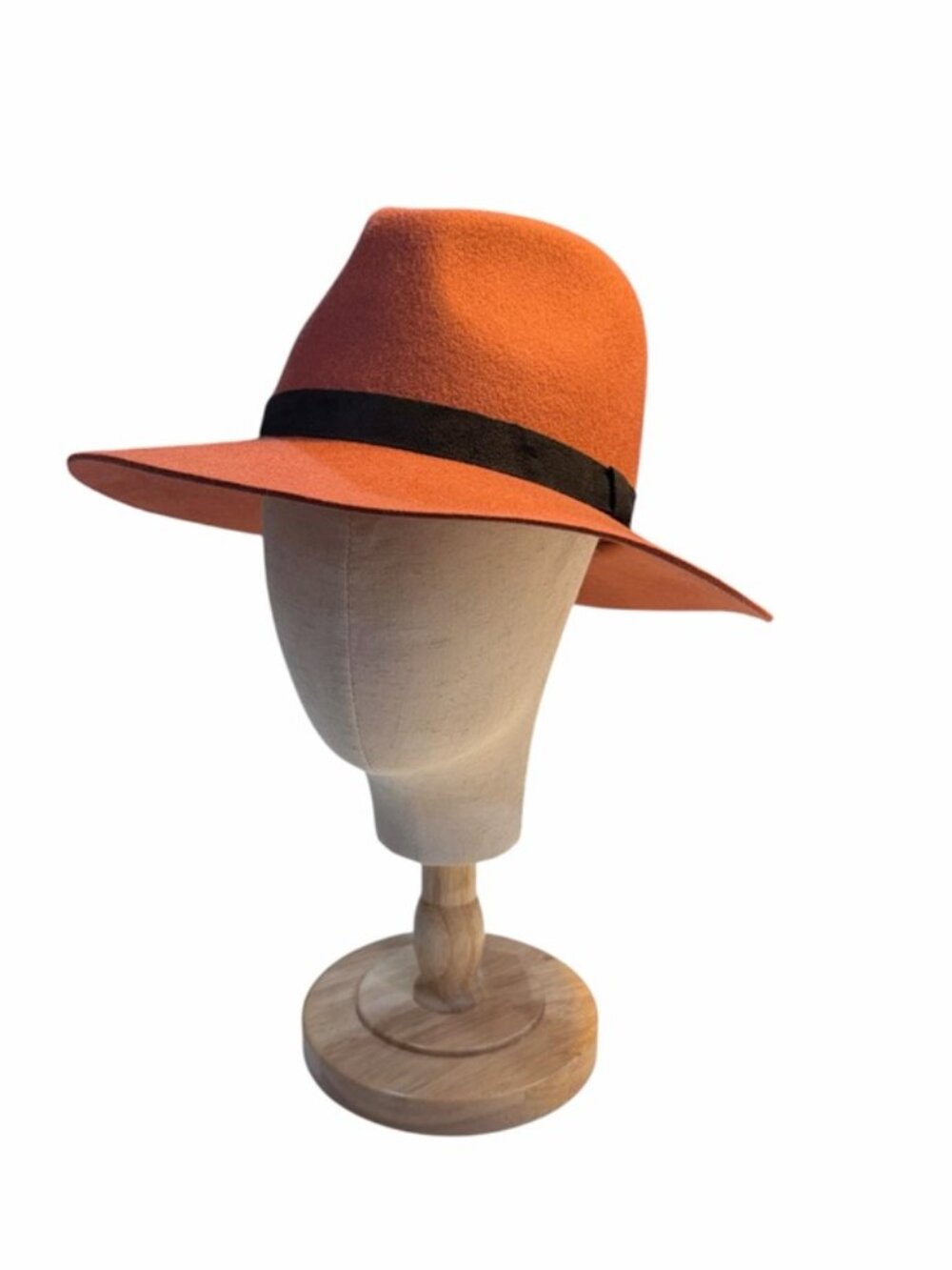 Sole Society 100% Wool Rancher Hat Terracotta Wide Brim Western Boho NWT - Picture 4 of 11